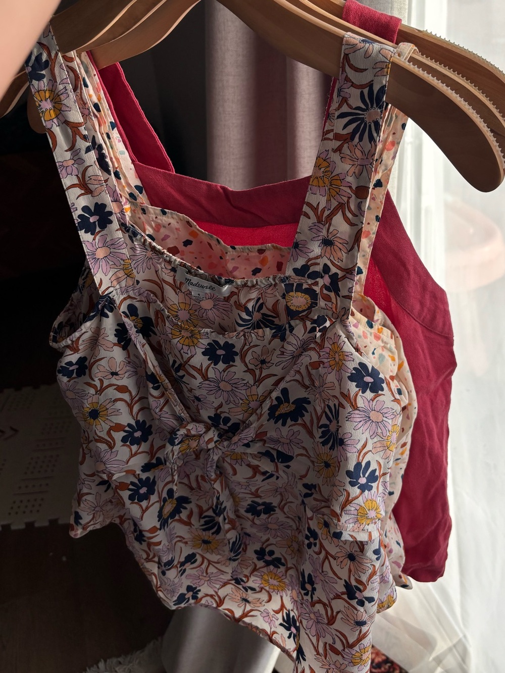 3 Madewell Tanks Camisoles